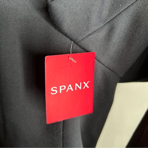 NWT Spanx The Perfect Collarless Blazer Classic Black large - Picture 10 of 14